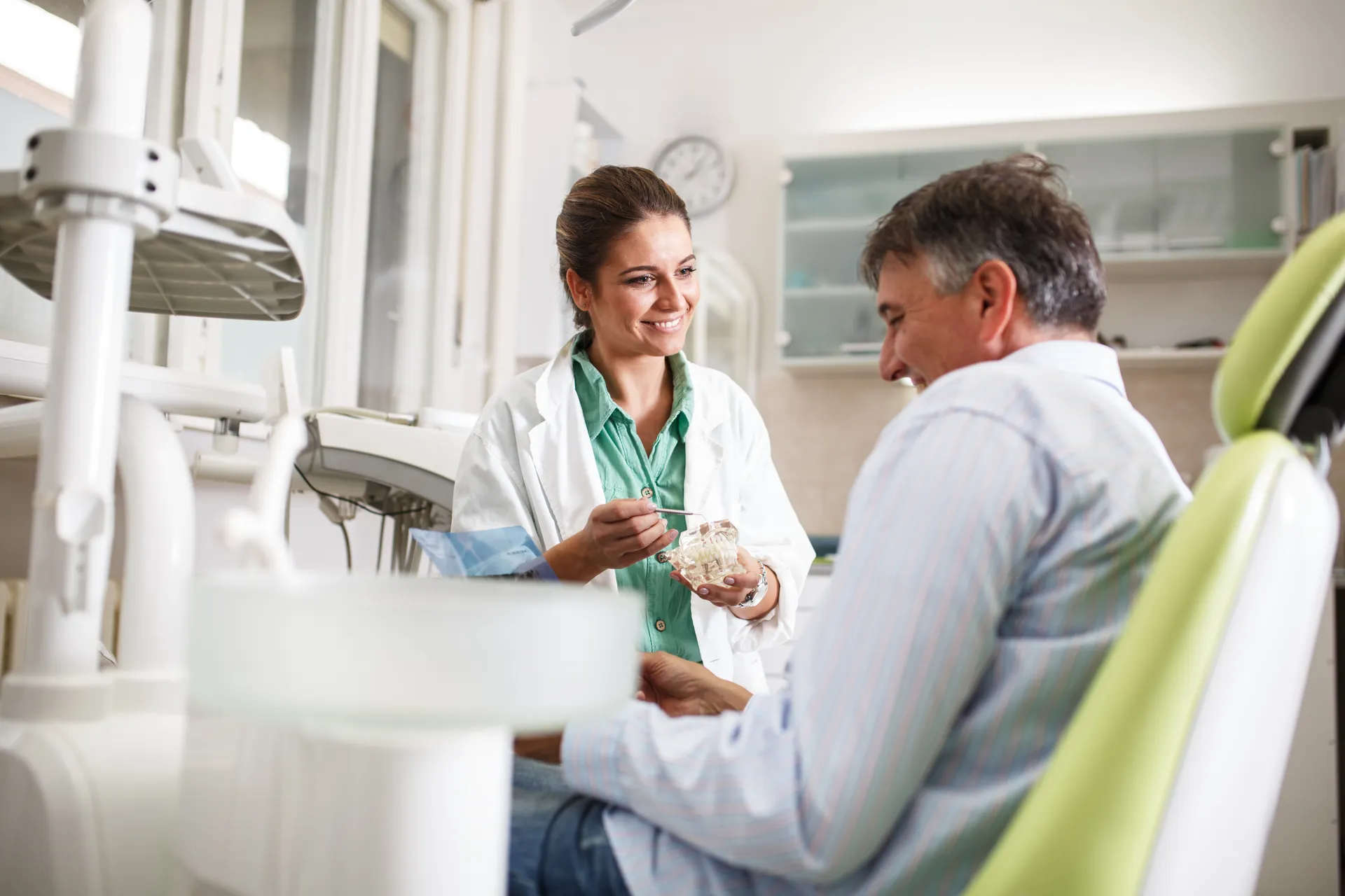 Orthodontic digital scans supporting treatment stages