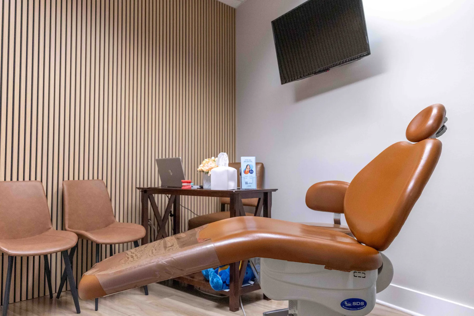 A private treatment room at Bowie Braces in Bowie, MD