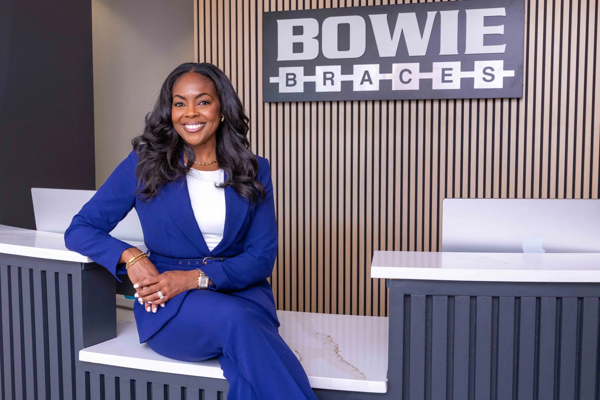 Dr. Alexis Kirkland-Miller, lead orthodontist at Bowie Braces